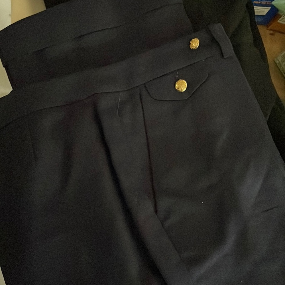 Ralph Lauren navy blue dress slacks with cuffs